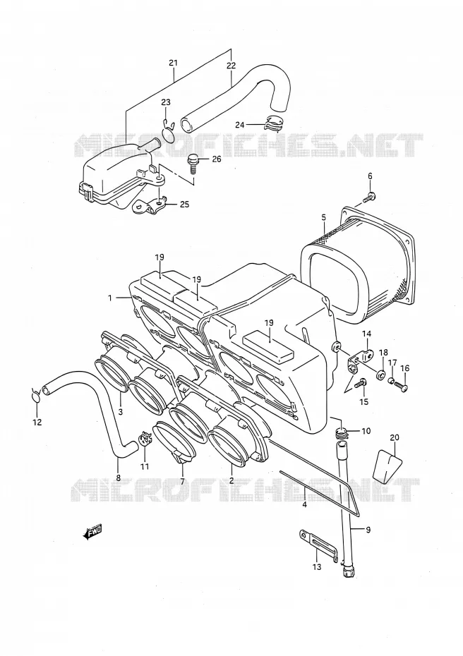FILTRE A AIR Suzuki MOTO 750 GSX-R 1991  GSX-R750 M (E03,E28,E33)