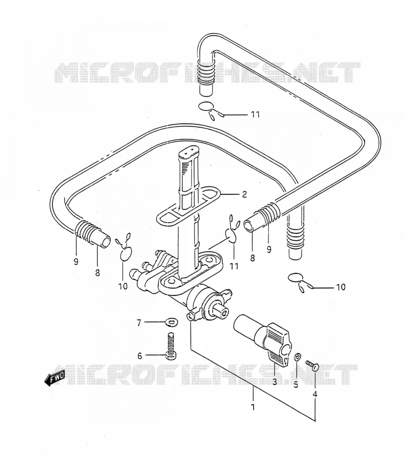 ROBINET D'ESSENCE Suzuki MOTO 750 GSX-R 1991  GSX-R750 M (E03,E28,E33)