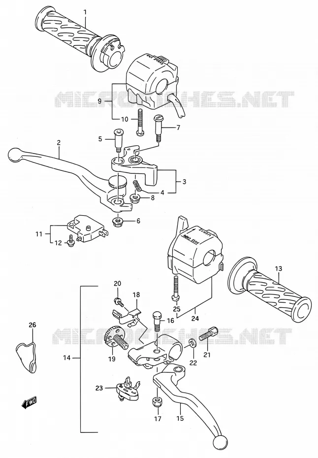 COMMODOS Suzuki MOTO 750 GSX-R 1995  GSX-R750W S (E03,E28,E33)