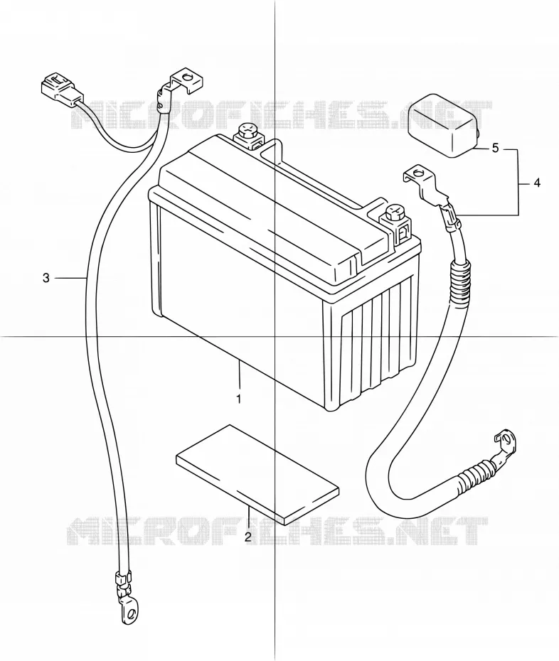 BATTERIE Suzuki MOTO 1200 GSX 2001  GSX1200K1
