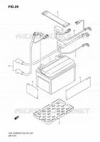 BATTERIE pour Suzuki B-KING 1300 2009