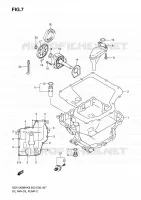 CARTER INFERIEUR   POMPE A HUILE pour Suzuki B-KING 1300 2009
