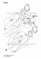 COUVERCLES SILENCIEUX pour Suzuki B-KING 1300 2009