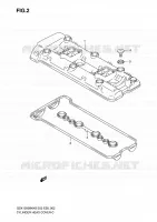 COUVRE CULASSE pour Suzuki B-KING 1300 2009