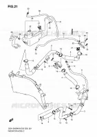DURITE DE RADIATEUR pour Suzuki B-KING 1300 2009