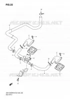 SYSTEME RECYCLAGE GAZ ECHAPPEMENT pour Suzuki B-KING 1300 2009