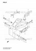 BRAS OSCILLANT ARRIERE pour Suzuki HAYABUSA 1300 2006