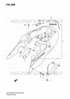 CARENAGES ARRIERE  (GSX1300RK6) pour Suzuki HAYABUSA 1300 2006