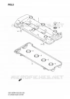 COUVRE CULASSE pour Suzuki HAYABUSA 1300 2006