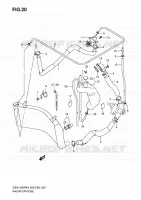 DURITE DE RADIATEUR pour Suzuki HAYABUSA 1300 2006