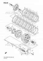 EMBRAYAGE pour Suzuki HAYABUSA 1300 2006