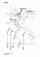 GUIDON pour Suzuki HAYABUSA 1300 2006