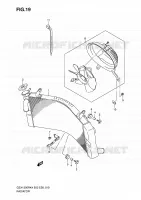RADIATEUR pour Suzuki HAYABUSA 1300 2006