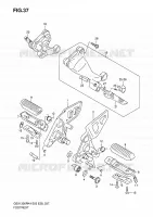 REPOSE PIED pour Suzuki HAYABUSA 1300 2006