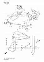 RESERVOIR D'ESSENCE (GSX1300RZK7) pour Suzuki HAYABUSA 1300 2006