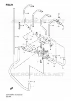 SYSTEME RECYCLAGE GAZ ECHAPPEMENT pour Suzuki HAYABUSA 1300 2006