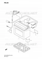 BATTERIE pour Suzuki HAYABUSA 1300 2008
