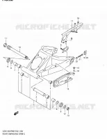 BRAS OSCILLANT ARRIERE pour Suzuki HAYABUSA 1300 2008