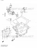CARTER INFERIEUR   POMPE A HUILE pour Suzuki HAYABUSA 1300 2008
