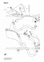 DURITE DE RADIATEUR pour Suzuki HAYABUSA 1300 2008