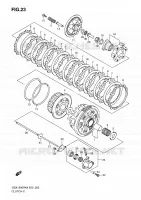 EMBRAYAGE pour Suzuki HAYABUSA 1300 2008