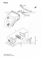 ENSEMBLE FEU ARRIERE pour Suzuki HAYABUSA 1300 2008