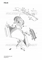RADIATEUR pour Suzuki HAYABUSA 1300 2008