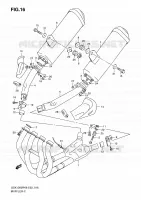 SILENCIEUX pour Suzuki HAYABUSA 1300 2008