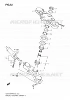 TES DE FOURCHE   AMORTISSEUR DE DIRECTION pour Suzuki HAYABUSA 1300 2008