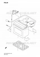 BATTERIE pour Suzuki HAYABUSA 1300 2009