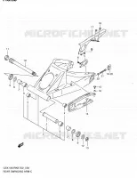 BRAS OSCILLANT ARRIERE pour Suzuki HAYABUSA 1300 2009