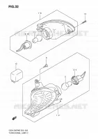 CLIGNOTANTS pour Suzuki HAYABUSA 1300 2009