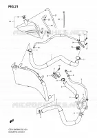 DURITE DE RADIATEUR pour Suzuki HAYABUSA 1300 2009