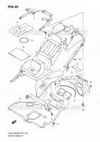 GARDE BOUE ARRIERE pour Suzuki HAYABUSA 1300 2009