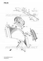 RADIATEUR pour Suzuki HAYABUSA 1300 2009
