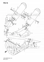 SILENCIEUX pour Suzuki HAYABUSA 1300 2009