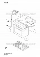 BATTERIE pour Suzuki HAYABUSA 1300 2010