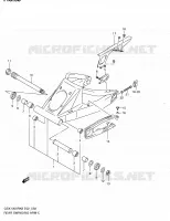 BRAS OSCILLANT ARRIERE pour Suzuki HAYABUSA 1300 2010