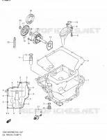 CARTER INFERIEUR   POMPE A HUILE pour Suzuki HAYABUSA 1300 2010