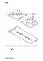 COUVRE CULASSE pour Suzuki HAYABUSA 1300 2010