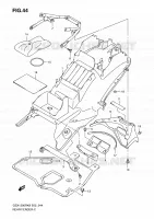 GARDE BOUE ARRIERE pour Suzuki HAYABUSA 1300 2010