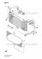RADIATEUR D'HUILE pour Suzuki HAYABUSA 1300 2010