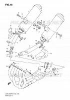 SILENCIEUX pour Suzuki HAYABUSA 1300 2010