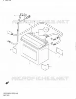 BATTERIE (GSX1300RL1 E19) pour Suzuki HAYABUSA 1300 2011
