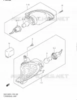 CLIGNOTANTS pour Suzuki HAYABUSA 1300 2011
