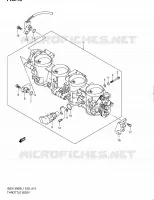 CORPS DE PAPILLON (GSX1300RL1 E02) pour Suzuki HAYABUSA 1300 2011