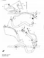 DURITE DE RADIATEUR pour Suzuki HAYABUSA 1300 2011