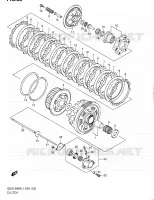 EMBRAYAGE pour Suzuki HAYABUSA 1300 2011