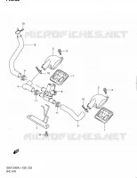 SYSTEME RECYCLAGE GAZ ECHAPPEMENT pour Suzuki HAYABUSA 1300 2011