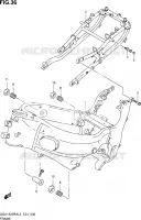 CADRE pour Suzuki HAYABUSA 1300 2013